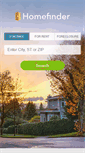 Mobile Screenshot of homefinder.com