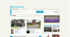 Desktop Screenshot of homefinder.ca