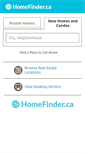 Mobile Screenshot of homefinder.ca